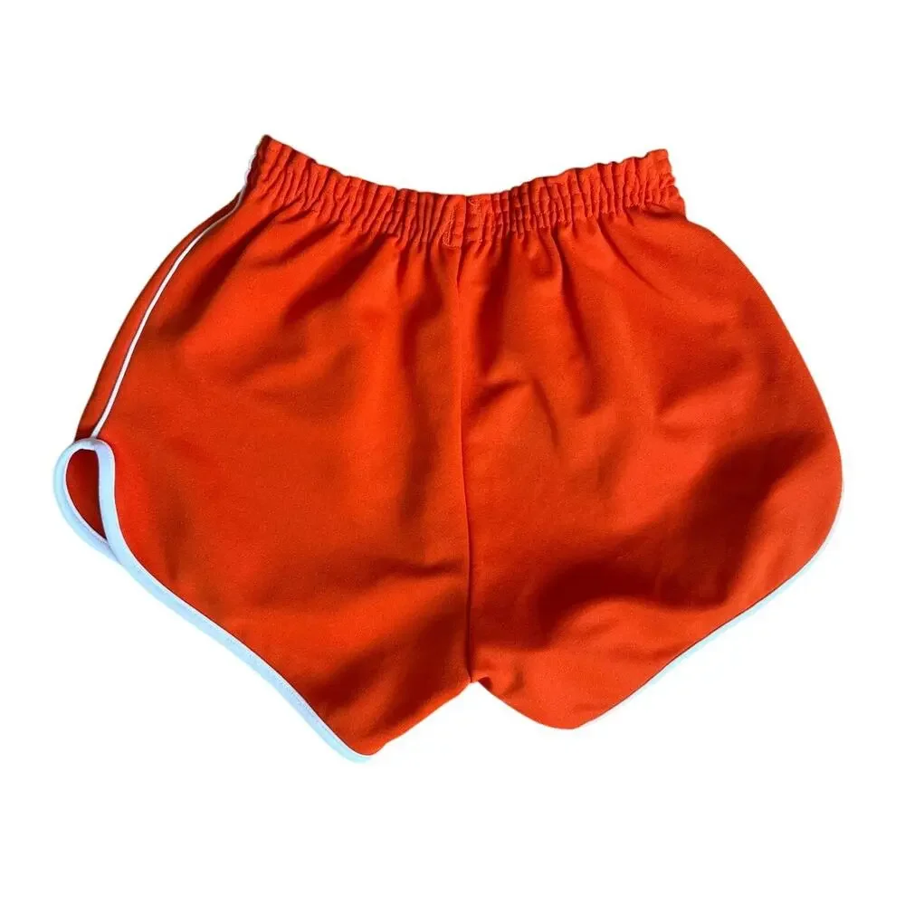 Vintage Gym Shorts in Orange BSU Volleyball Size Medium